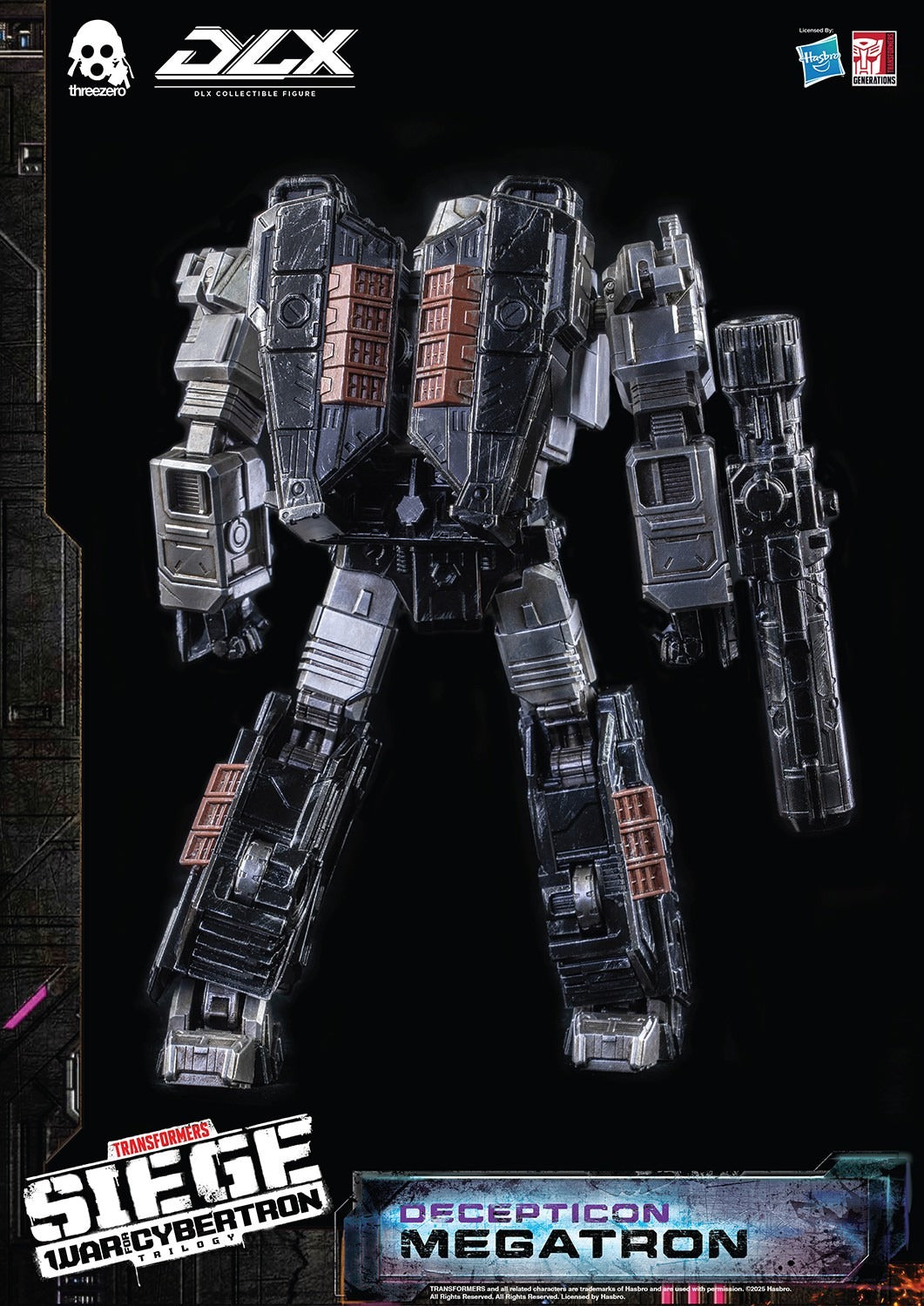 ThreeZero Transformers War for Cybertron Trilogy Megatron DLX Scale Figure product image 7, provided for visual reference