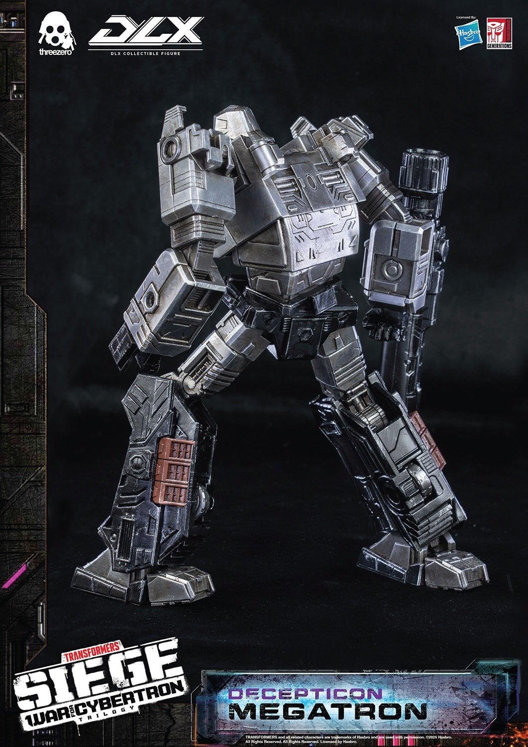 ThreeZero Transformers War for Cybertron Trilogy Megatron DLX Scale Figure product image 6, provided for visual reference