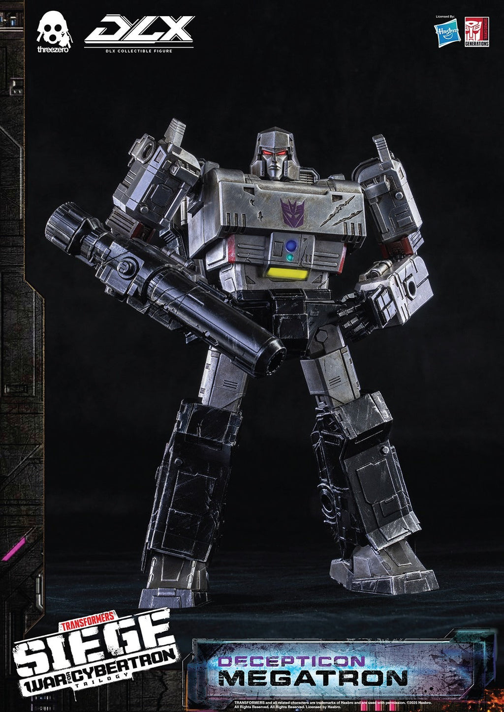 ThreeZero Transformers War for Cybertron Trilogy Megatron DLX Scale Figure product image 4, provided for visual reference