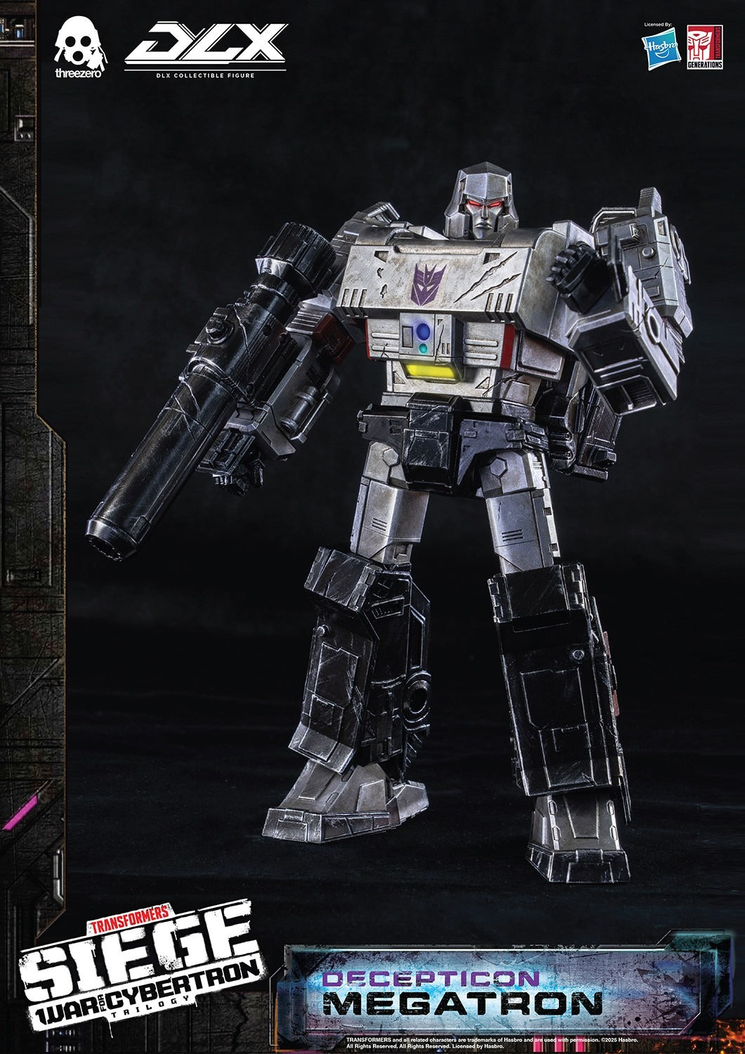 ThreeZero Transformers War for Cybertron Trilogy Megatron DLX Scale Figure product image 11, provided for visual reference