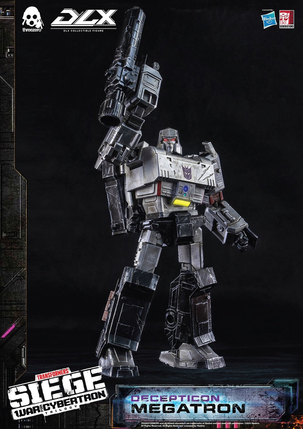 ThreeZero Transformers War for Cybertron Trilogy Megatron DLX Scale Figure product image 5, provided for visual reference