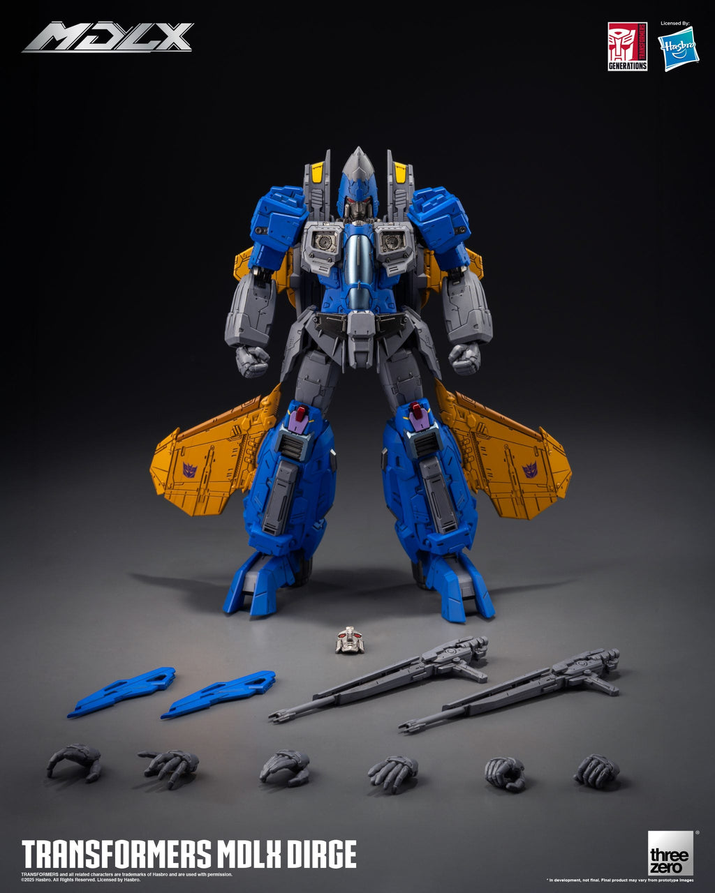 ThreeZero Transformers Dirge MDLX Action Figure product image 1, provided for visual reference and product detail review