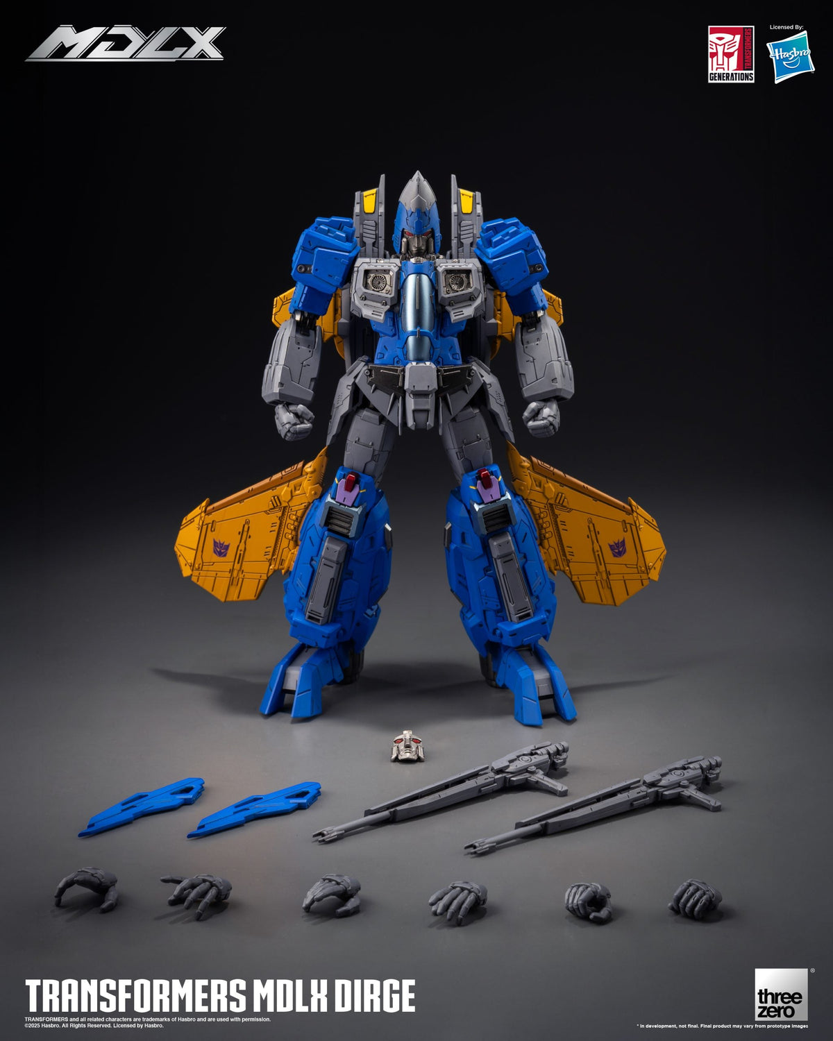 ThreeZero Transformers Dirge MDLX Action Figure product image 1, provided for visual reference and product detail review