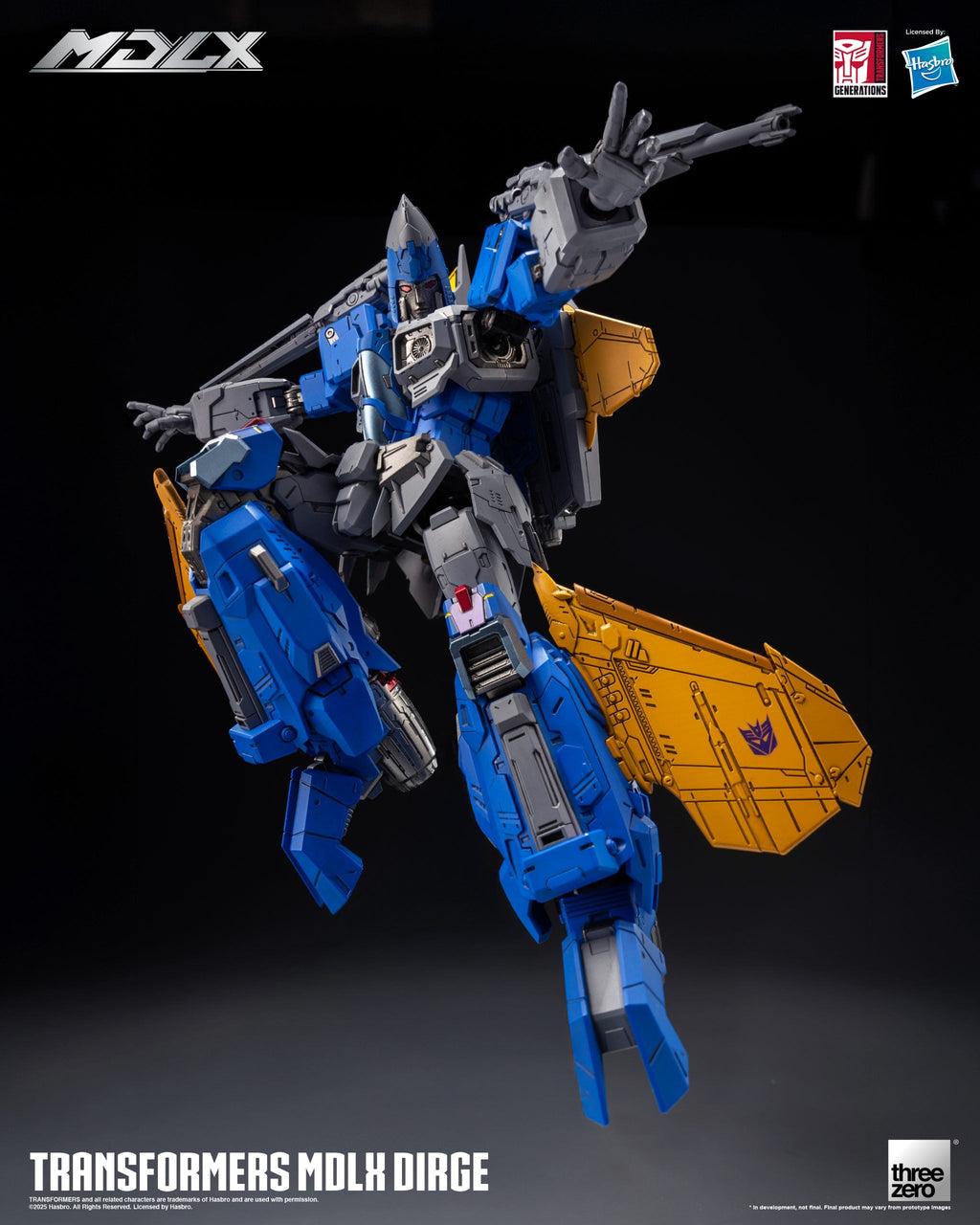 ThreeZero Transformers Dirge MDLX Action Figure product image 5, provided for visual reference and product detail review