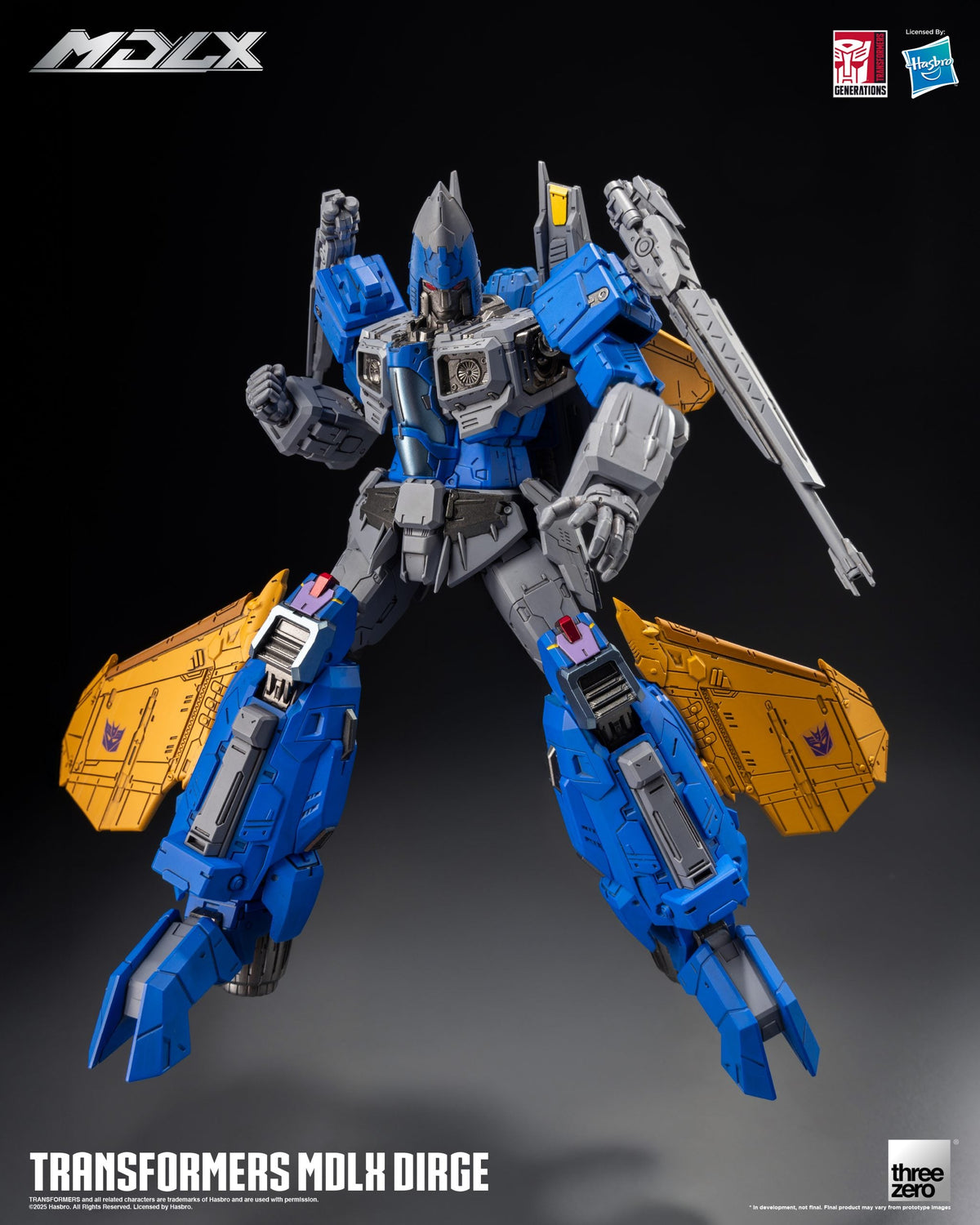 ThreeZero Transformers Dirge MDLX Action Figure product image 6, provided for visual reference and product detail review