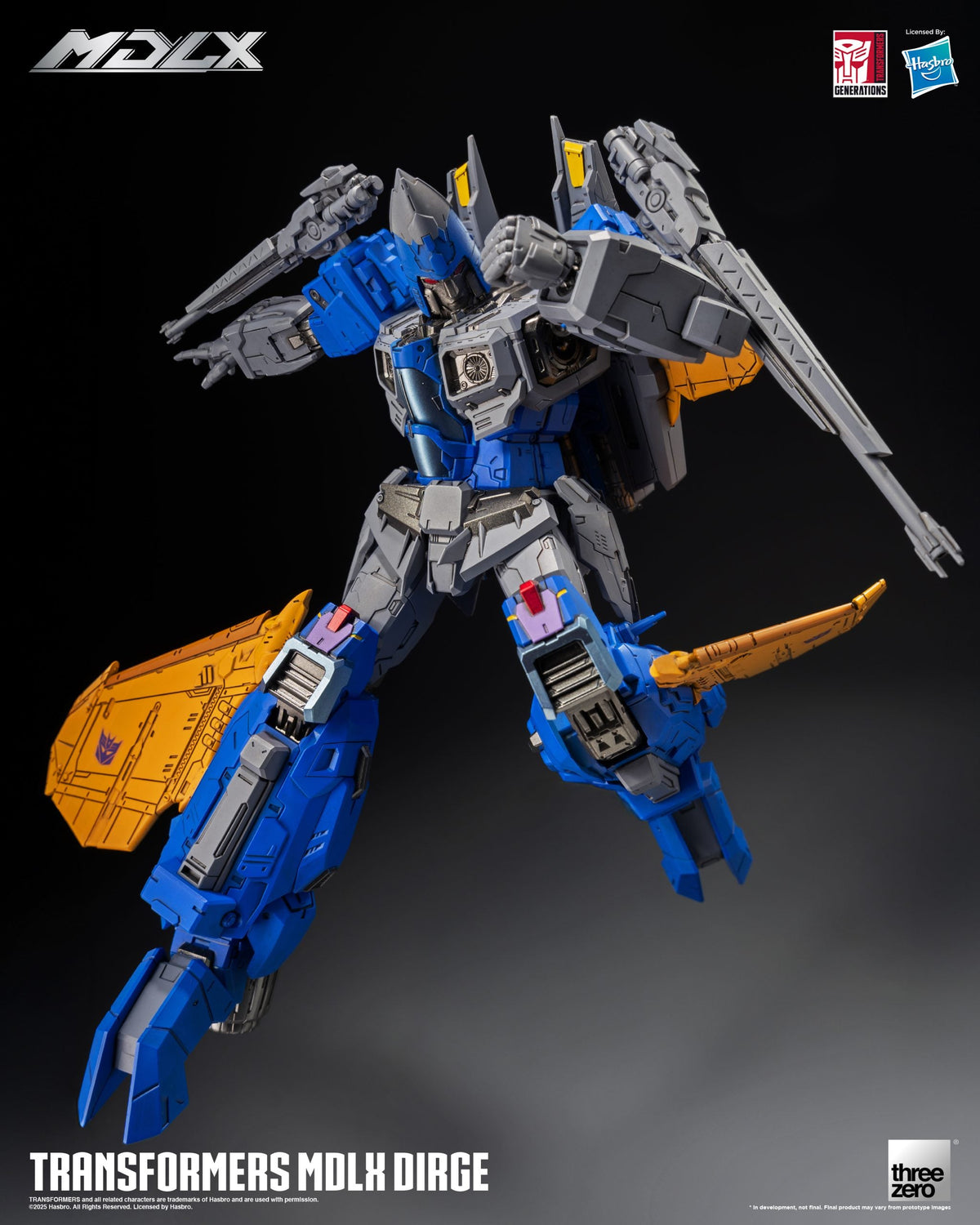 ThreeZero Transformers Dirge MDLX Action Figure product image 9, provided for visual reference and product detail review