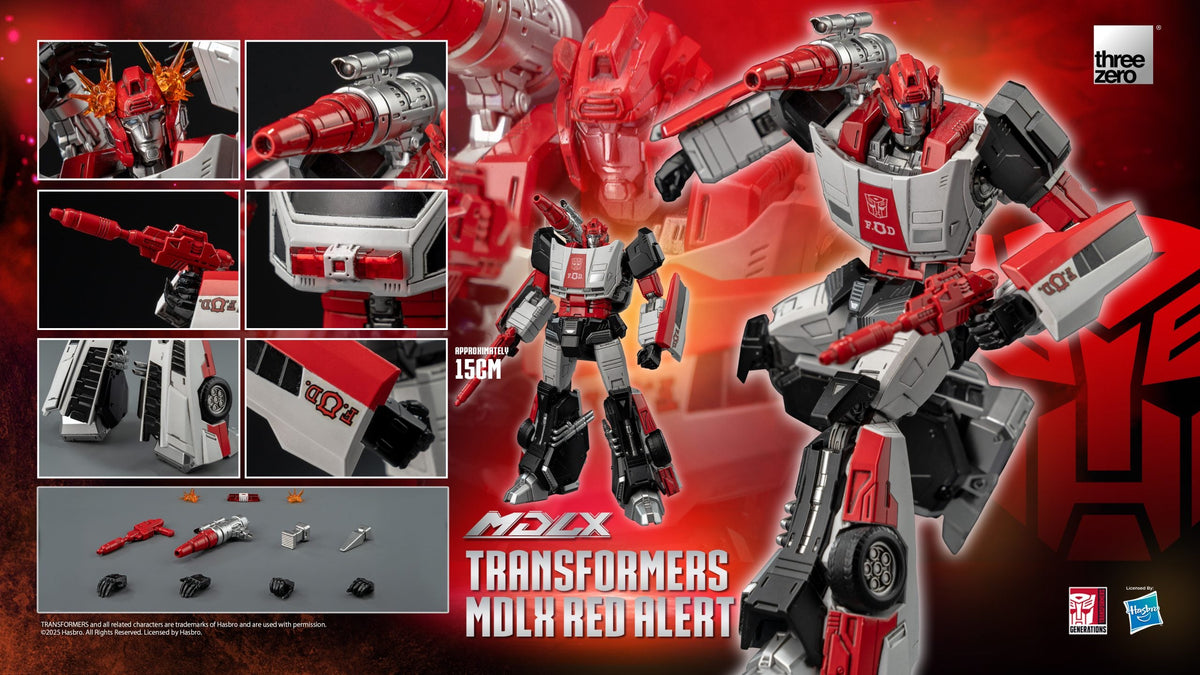 ThreeZero Transformers Red Alert MDLX Action Figure product image 2, provided for visual reference and product detail review