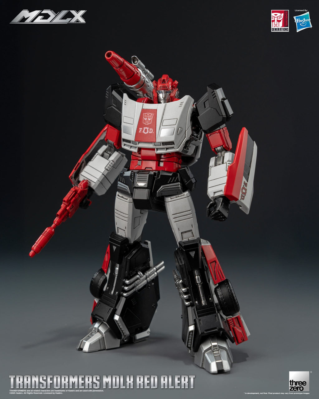 ThreeZero Transformers Red Alert MDLX Action Figure product image 3, provided for visual reference and product detail review