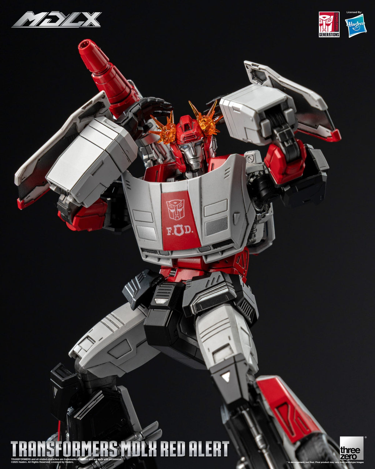 ThreeZero Transformers Red Alert MDLX Action Figure product image 11, provided for visual reference and product detail review