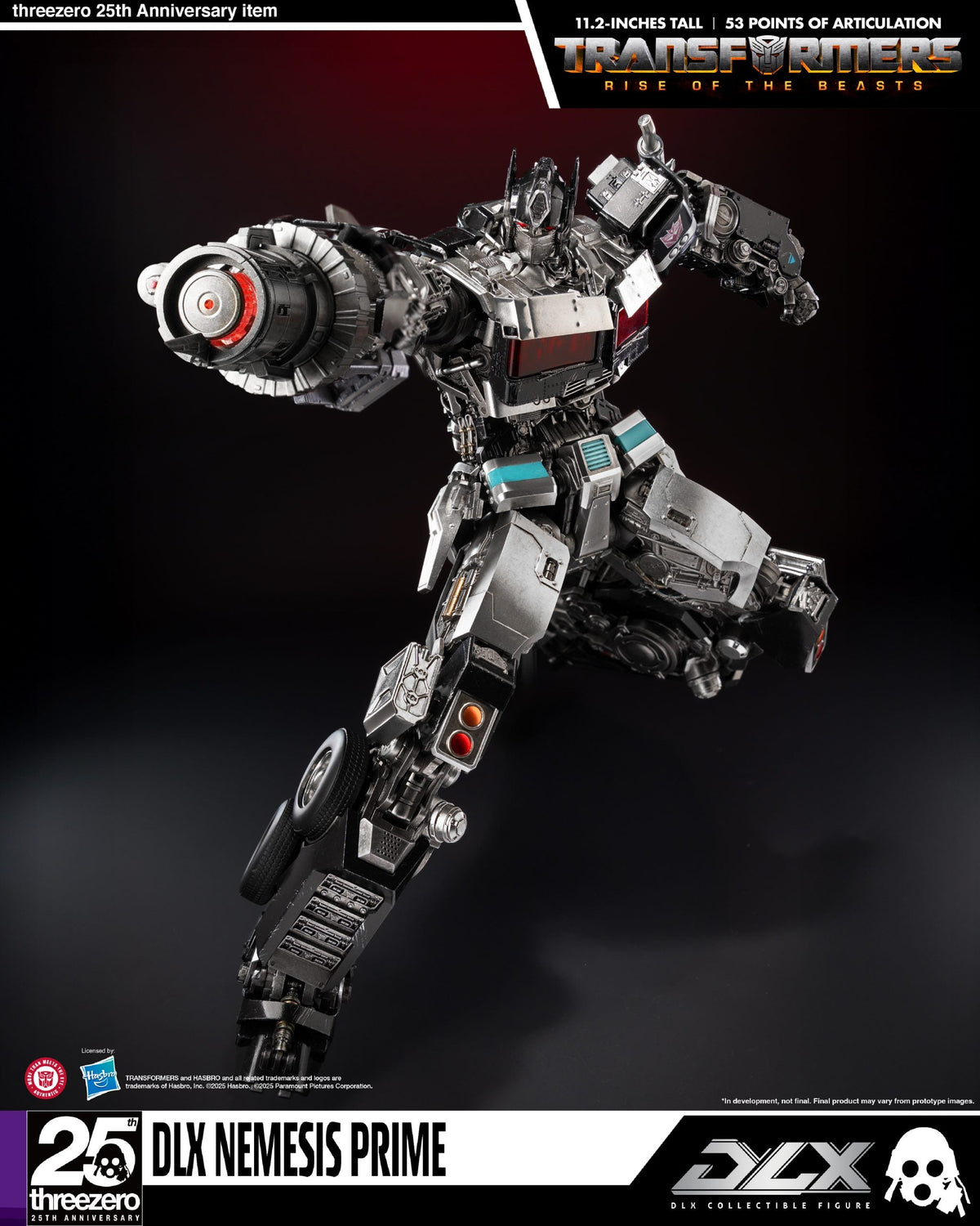 ThreeZero Transformers: Rise of the Beasts Nemesis Prime DLX Action Figure product image 5, provided for visual reference