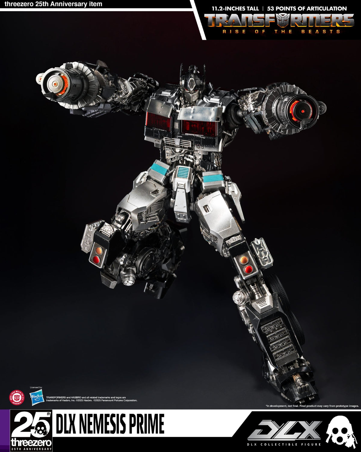 ThreeZero Transformers: Rise of the Beasts Nemesis Prime DLX Action Figure product image 7, provided for visual reference