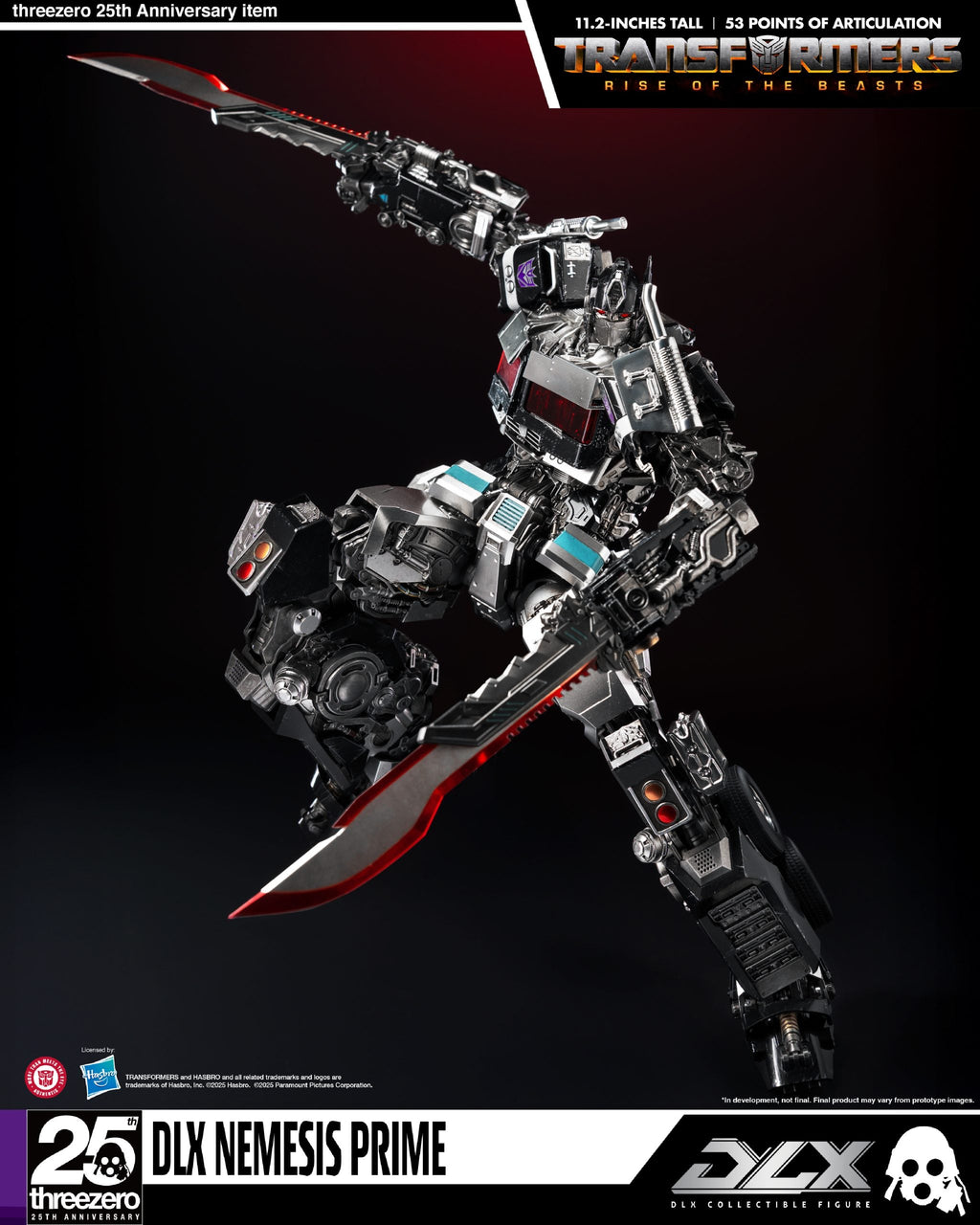 ThreeZero Transformers: Rise of the Beasts Nemesis Prime DLX Action Figure product image 10, provided for visual reference