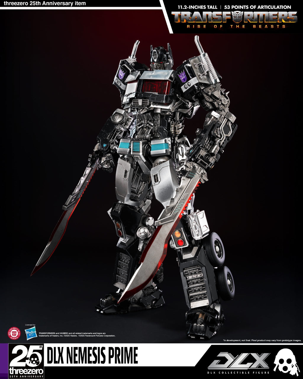 ThreeZero Transformers: Rise of the Beasts Nemesis Prime DLX Action Figure product image 11, provided for visual reference