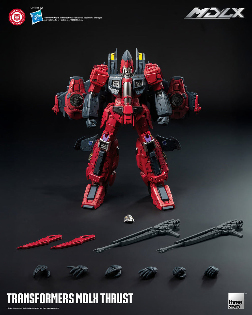 ThreeZero MDLX Transformers Thrust Action Figure product image 6, provided for visual reference and product detail review