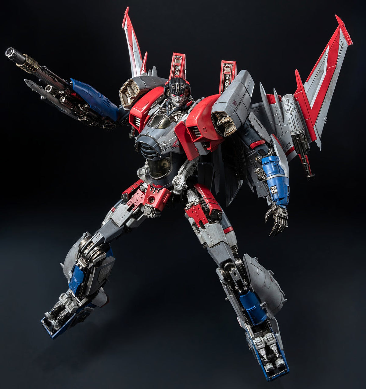ThreeZero Transformers Bumblebee Movie Starscream DLX Scale Figure product image 2, provided for visual reference and