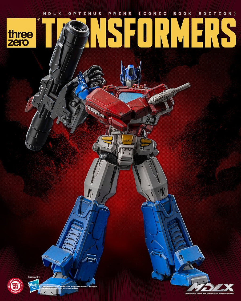 ThreeZero MDLX Transformers Optimus Prime (Comic Book Edition) Action Figure product image 2, provided for visual reference