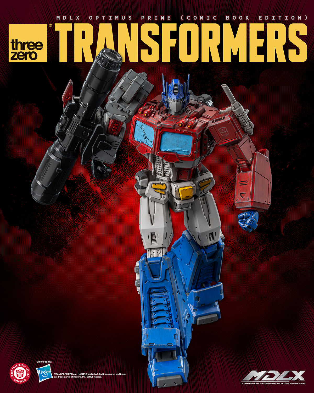 ThreeZero MDLX Transformers Optimus Prime (Comic Book Edition) Action Figure product image 4, provided for visual reference