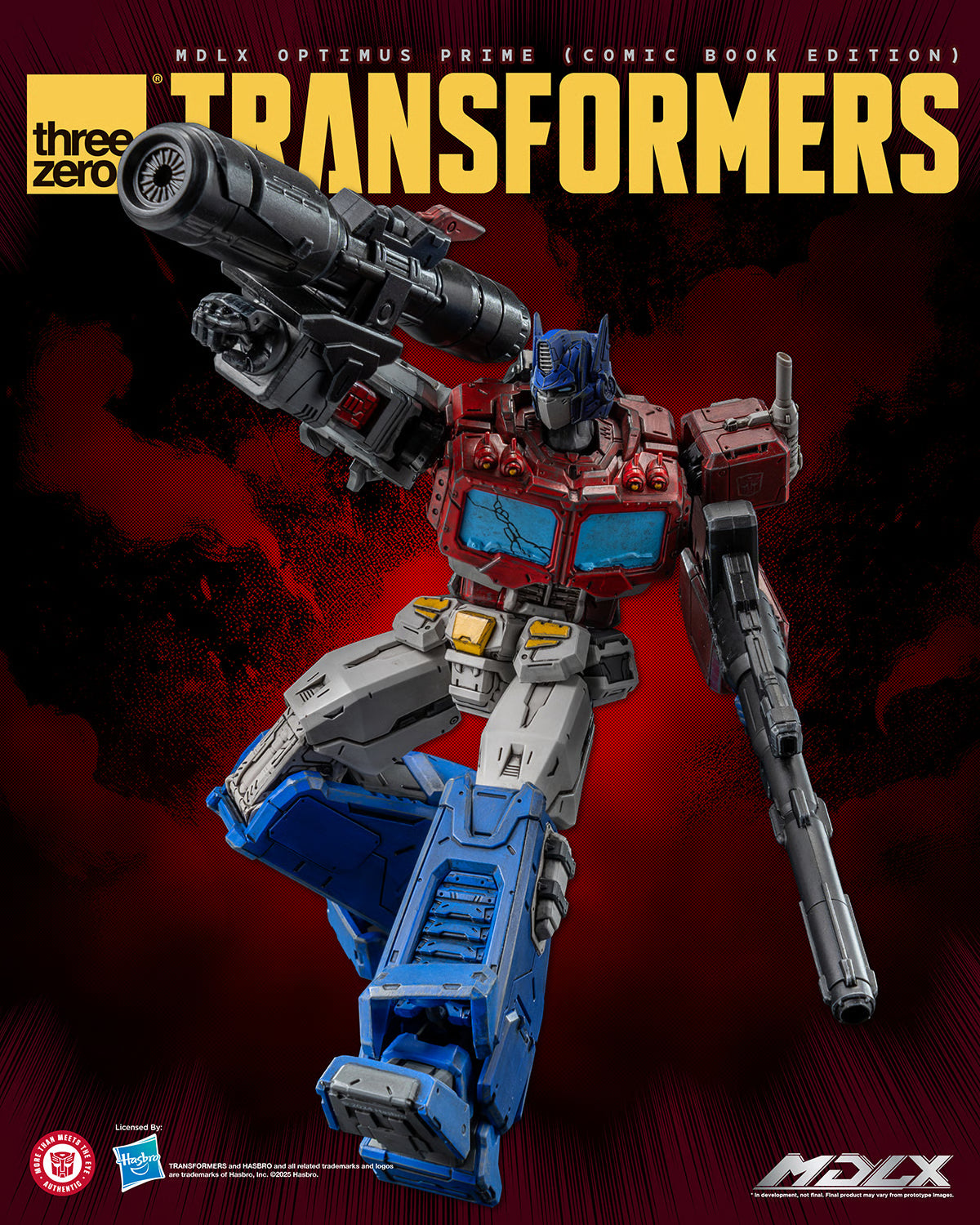 ThreeZero MDLX Transformers Optimus Prime (Comic Book Edition) Action Figure product image 7, provided for visual reference