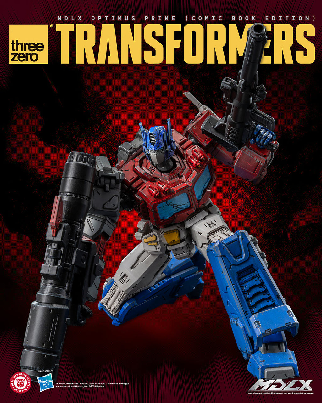 ThreeZero MDLX Transformers Optimus Prime (Comic Book Edition) Action Figure product image 8, provided for visual reference