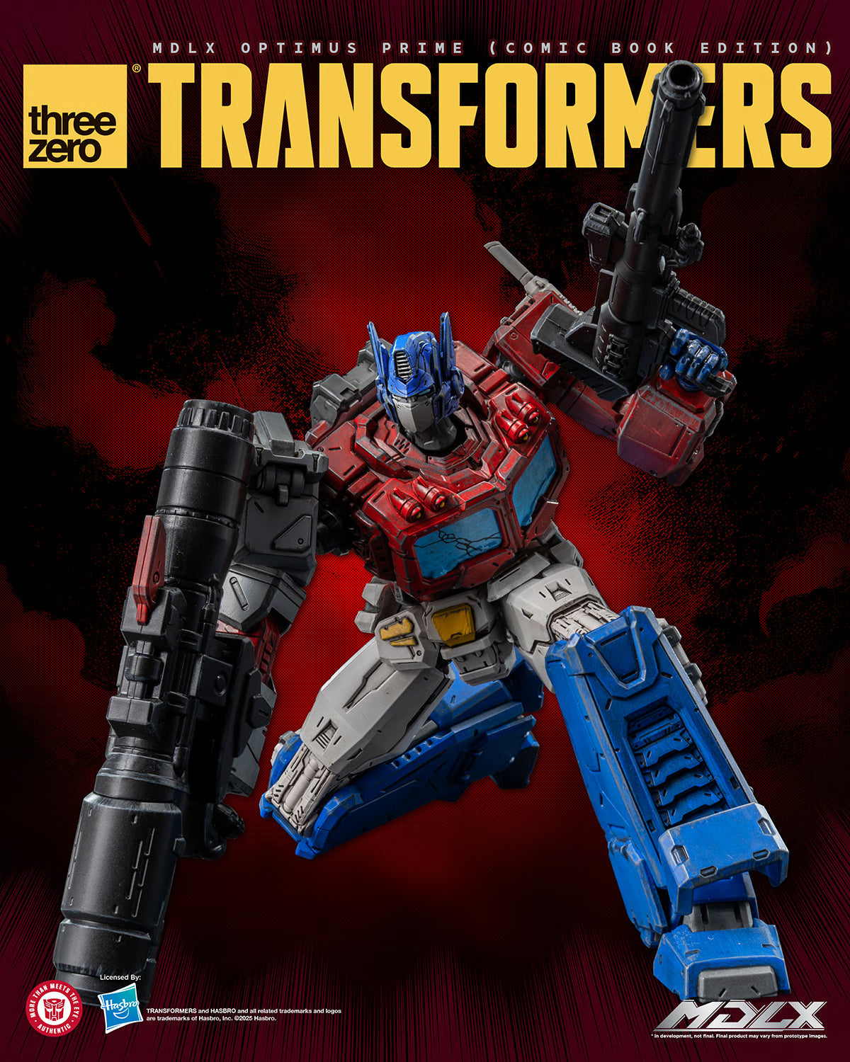 ThreeZero MDLX Transformers Optimus Prime (Comic Book Edition) Action Figure product image 8, provided for visual reference
