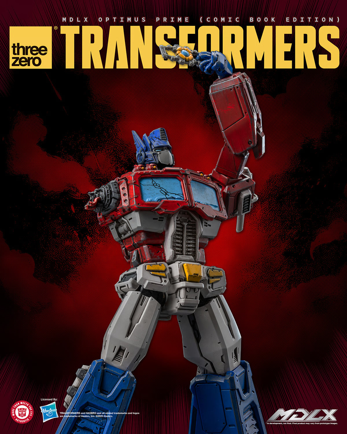 ThreeZero MDLX Transformers Optimus Prime (Comic Book Edition) Action Figure product image 9, provided for visual reference