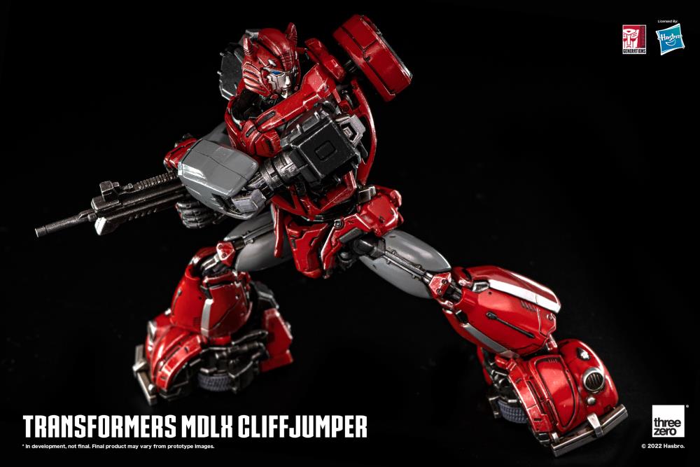 ThreeZero Transformers Cliffjumper MDLX Scale Figure product image 6, provided for visual reference and product detail review