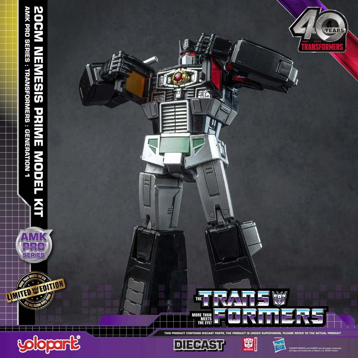 Yolopark Transformers AMK Pro Series Nemesis Prime Model Kit product image 8, provided for visual reference and product