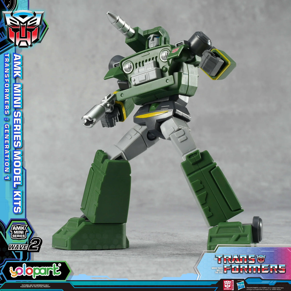 Yolopark Transformers AMK Mini Series Wave 2 G1 Hound Model Kit product image 3, provided for visual reference and product