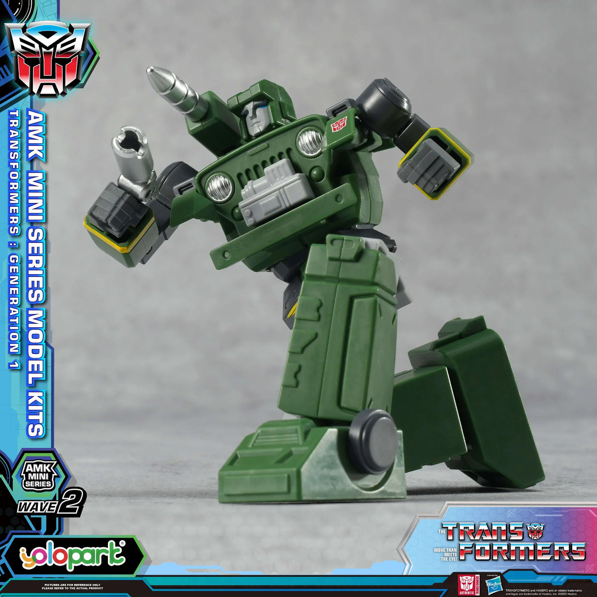 Yolopark Transformers AMK Mini Series Wave 2 G1 Hound Model Kit product image 4, provided for visual reference and product