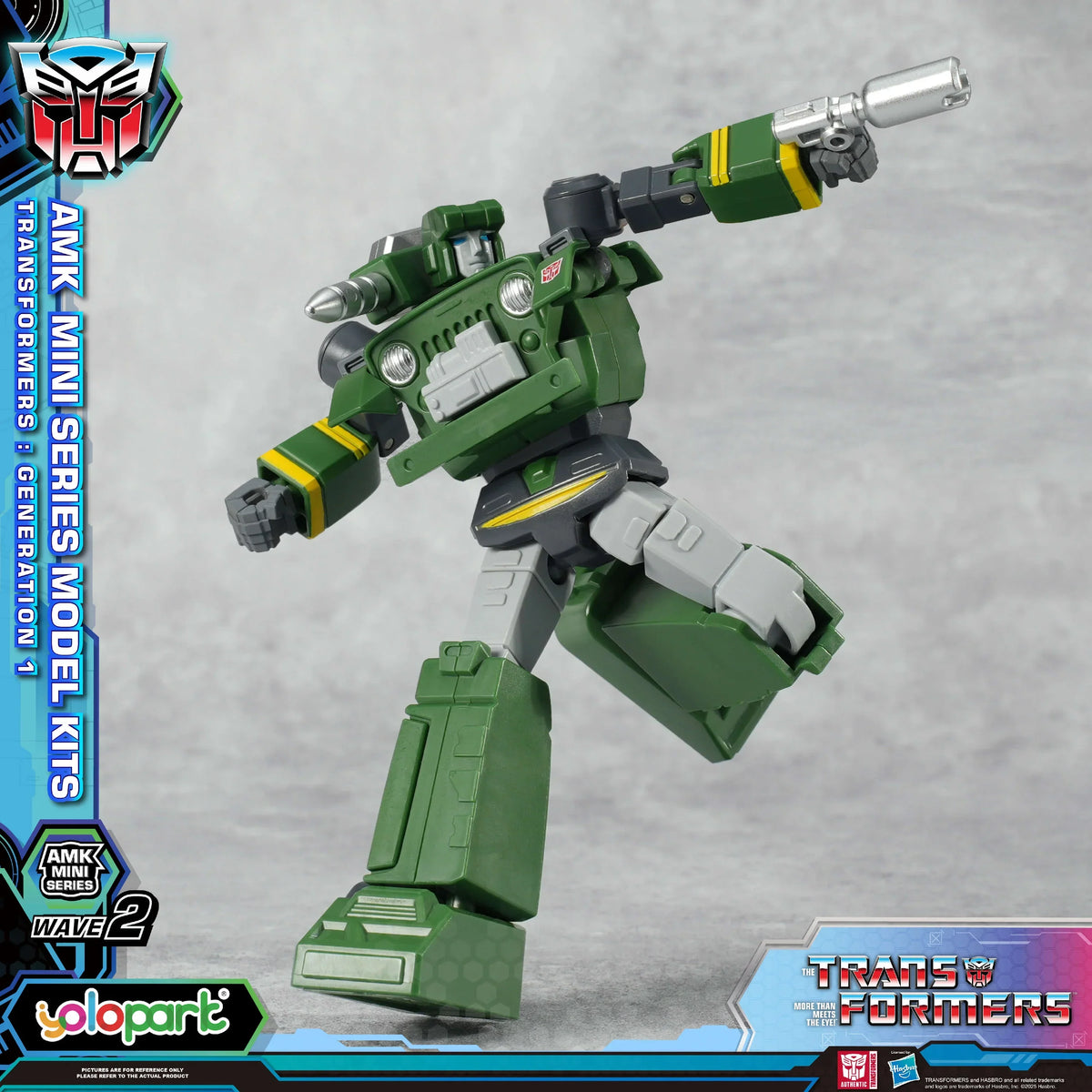 Yolopark Transformers AMK Mini Series Wave 2 G1 Hound Model Kit product image 2, provided for visual reference and product