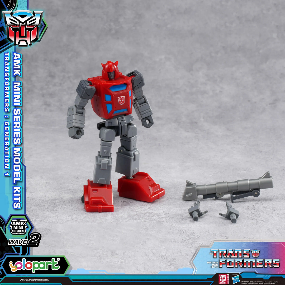 Yolopark Transformers AMK Mini Series Wave 2 G1 Cliffjumper Model Kit product image 1, provided for visual reference and