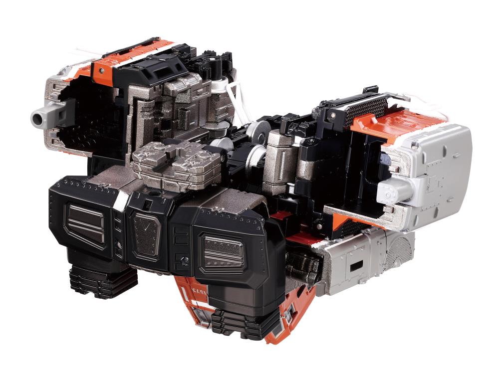 Transformers Masterpiece G MPG-06 Trainbot Kaen Heavy Maneuver Fighter (Raiden Combiner) Action Figure product image 6,