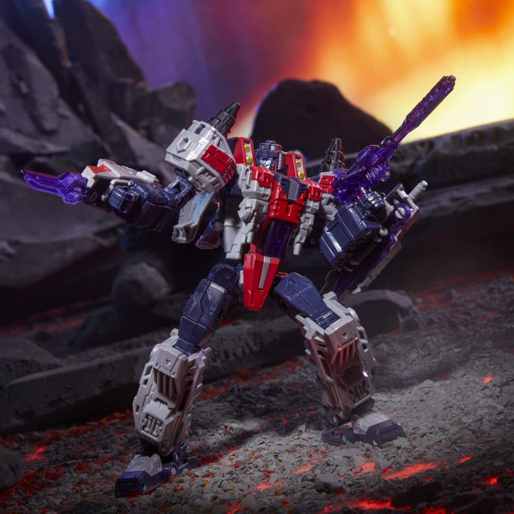 Transformers Generations Legacy United Voyager Class Cybertron Starscream Action Figure product image 1, provided for visual