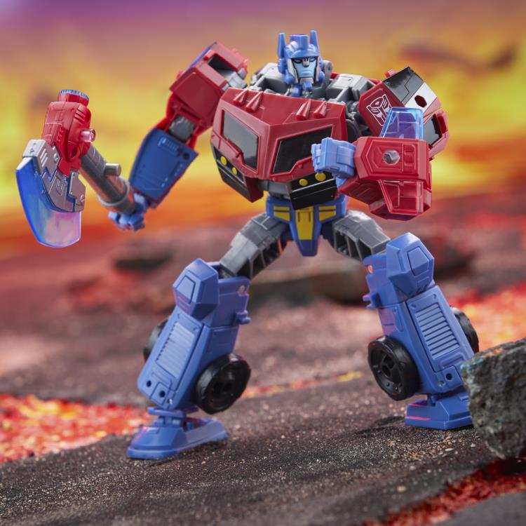Transformers Generations Legacy United Voyager Class Animated Universe Optimus Prime Action Figure product image 5, provided
