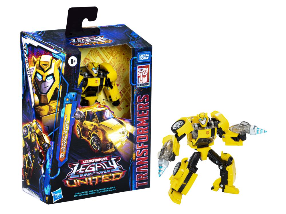 Transformers Generations Legacy United Deluxe Class Animated Universe Bumblebee Action Figure product image 13, provided for