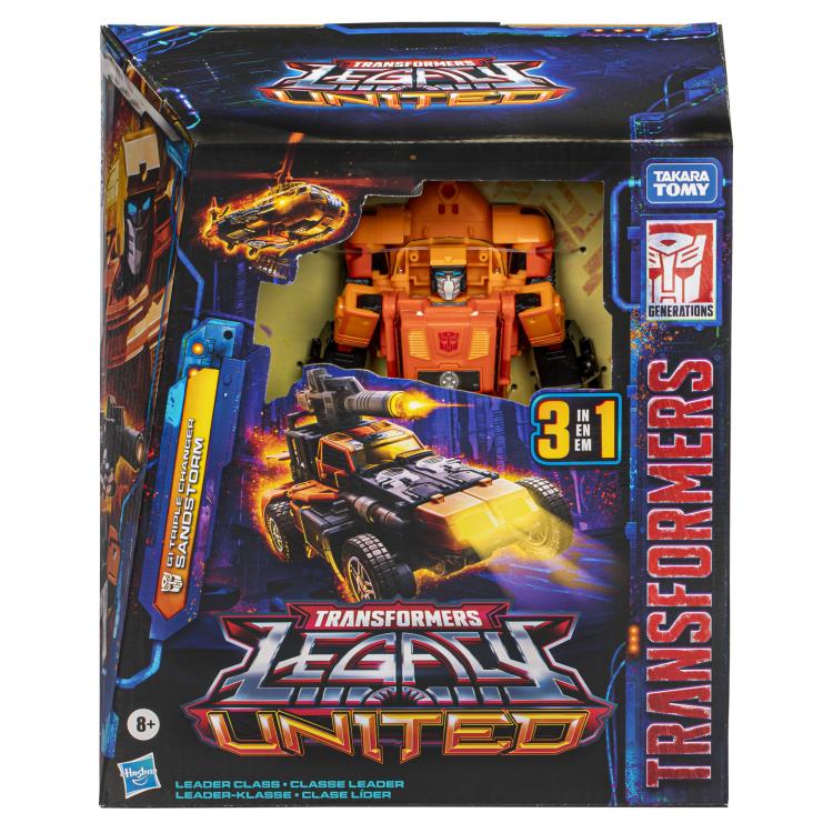Transformers Generations Legacy United Leader Class G1 Triple Changer Sandstorm Action Figure product image 11, provided for