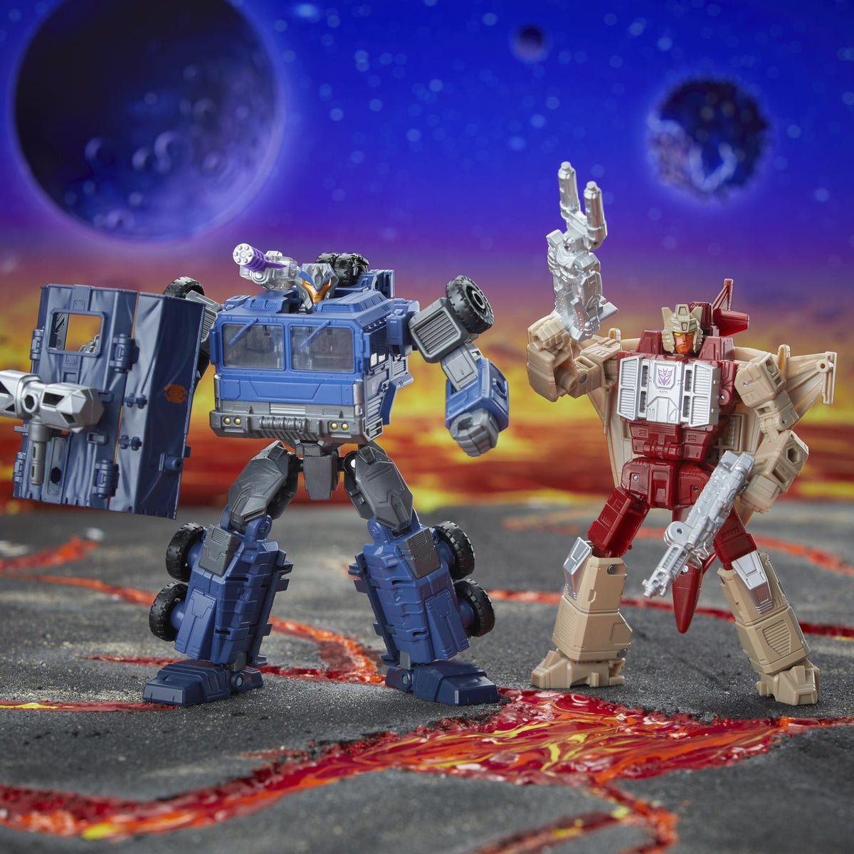 Transformers Generations Legacy United Deluxe Doom'n Destruction Collection 2 Pack (Prime Universe Breakdown, Windsweeper)