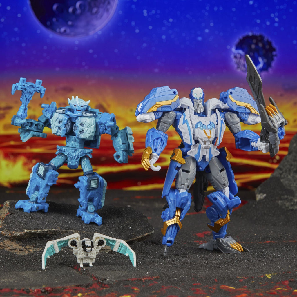Transformers Generations Legacy United Leader Class Star Raider Thundertron, Nightstrike, Calcitron Action Figure product