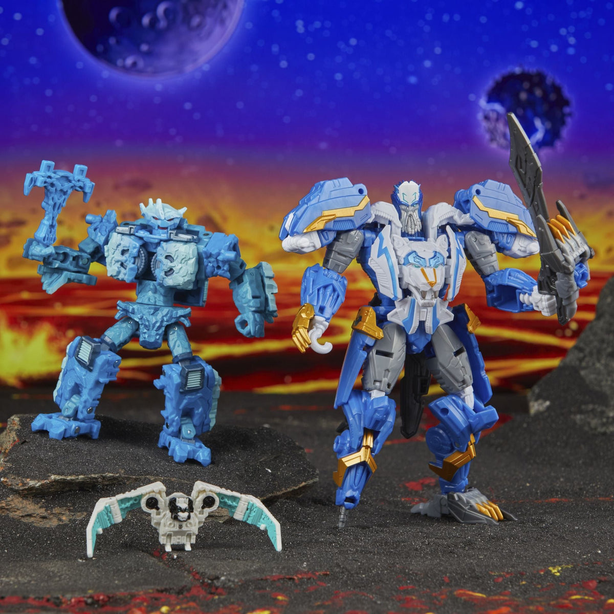 Transformers Generations Legacy United Leader Class Star Raider Thundertron, Nightstrike, Calcitron Action Figure product