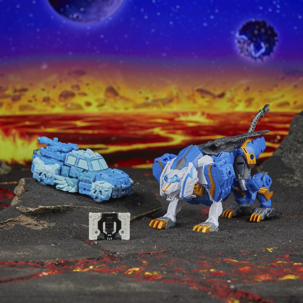 Transformers Generations Legacy United Leader Class Star Raider Thundertron, Nightstrike, Calcitron Action Figure product