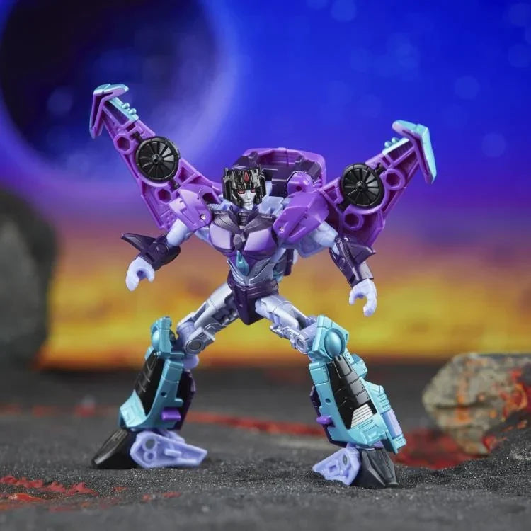 Transformers Generations Legacy United Deluxe Class Cyberverse Universe Slipstream Action Figure product image 3, provided