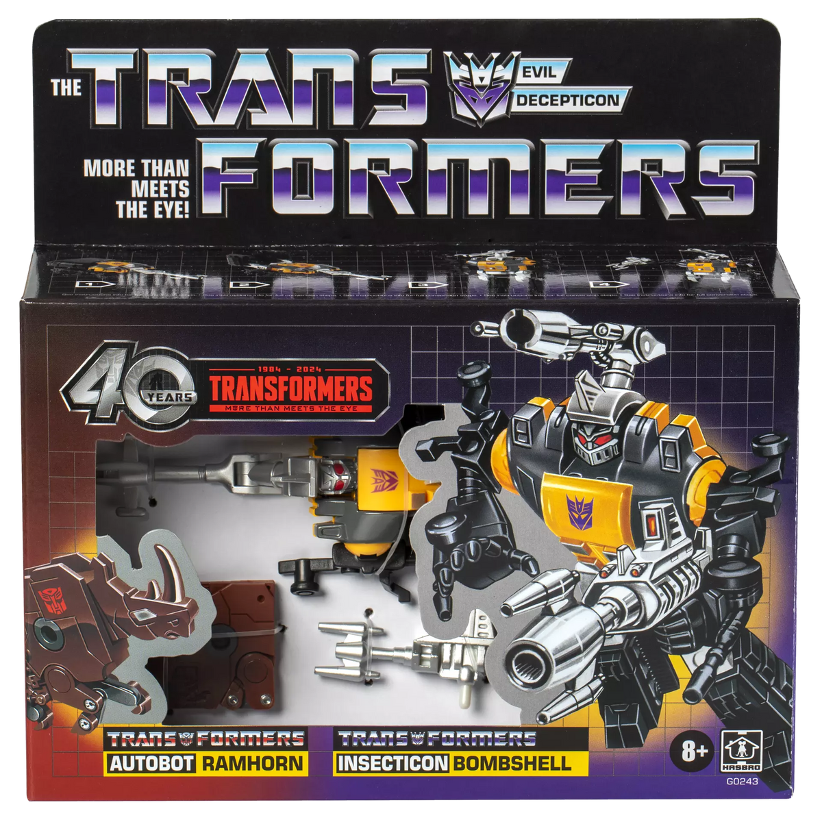 Transformers 40 Years Autobot Ramhorn and Insecticon Bombshell Action Figure product image 7, provided for visual reference