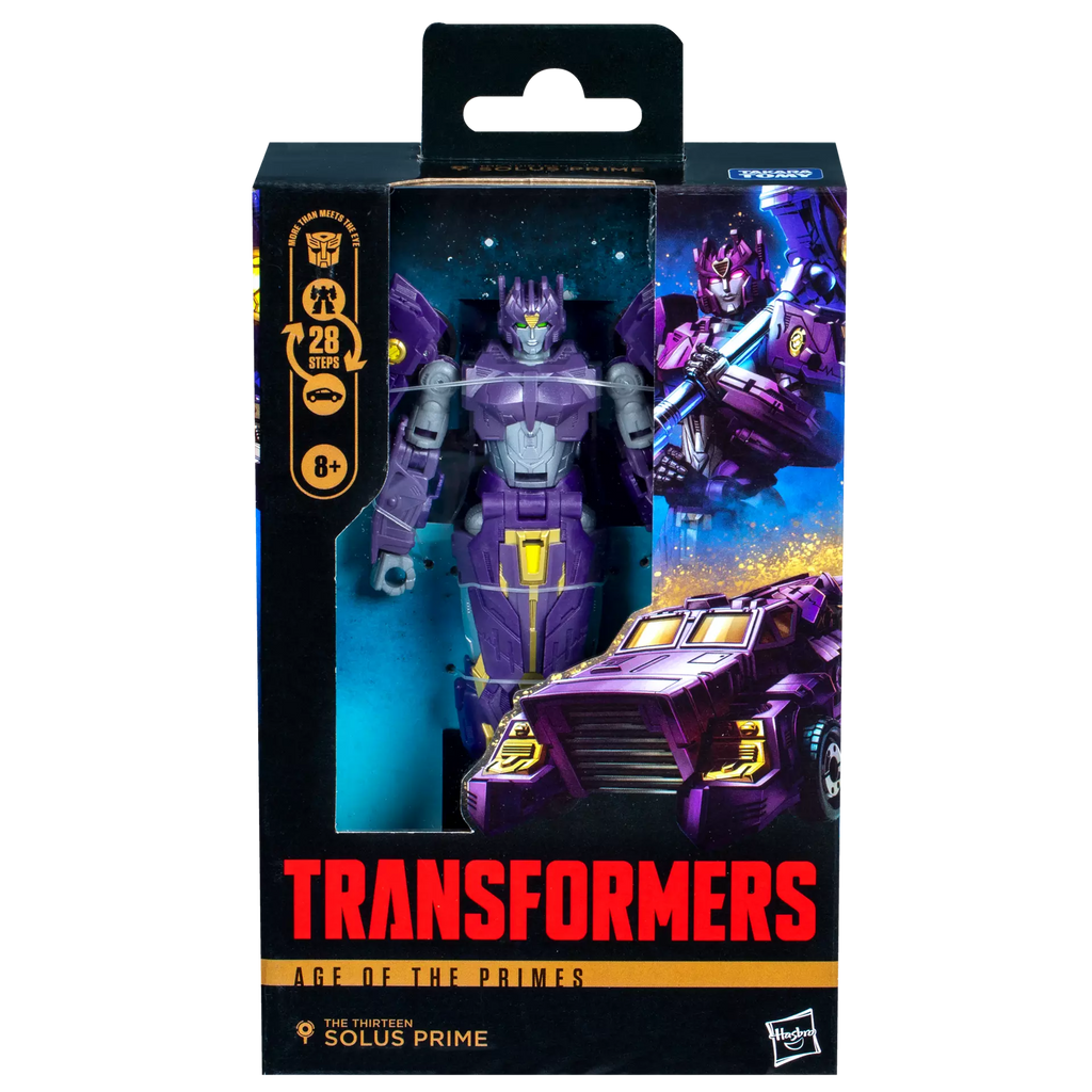 Transformers Age of the Primes Deluxe Class Thirteen Solus Prime Action Figure product image 3, provided for visual