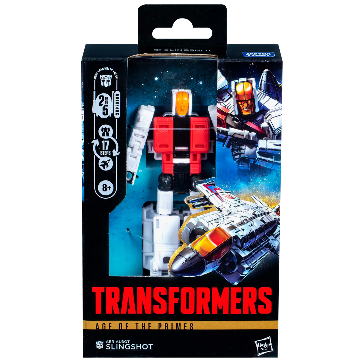Transformers Age of the Primes Deluxe Class Aerialbot Slingshot Action Figure product image 3, provided for visual reference