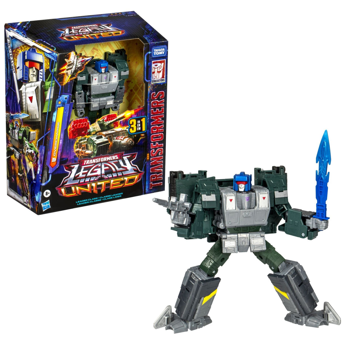 Transformers Generations Legacy United Leader Class Overcharge Action Figure product image 4, provided for visual reference