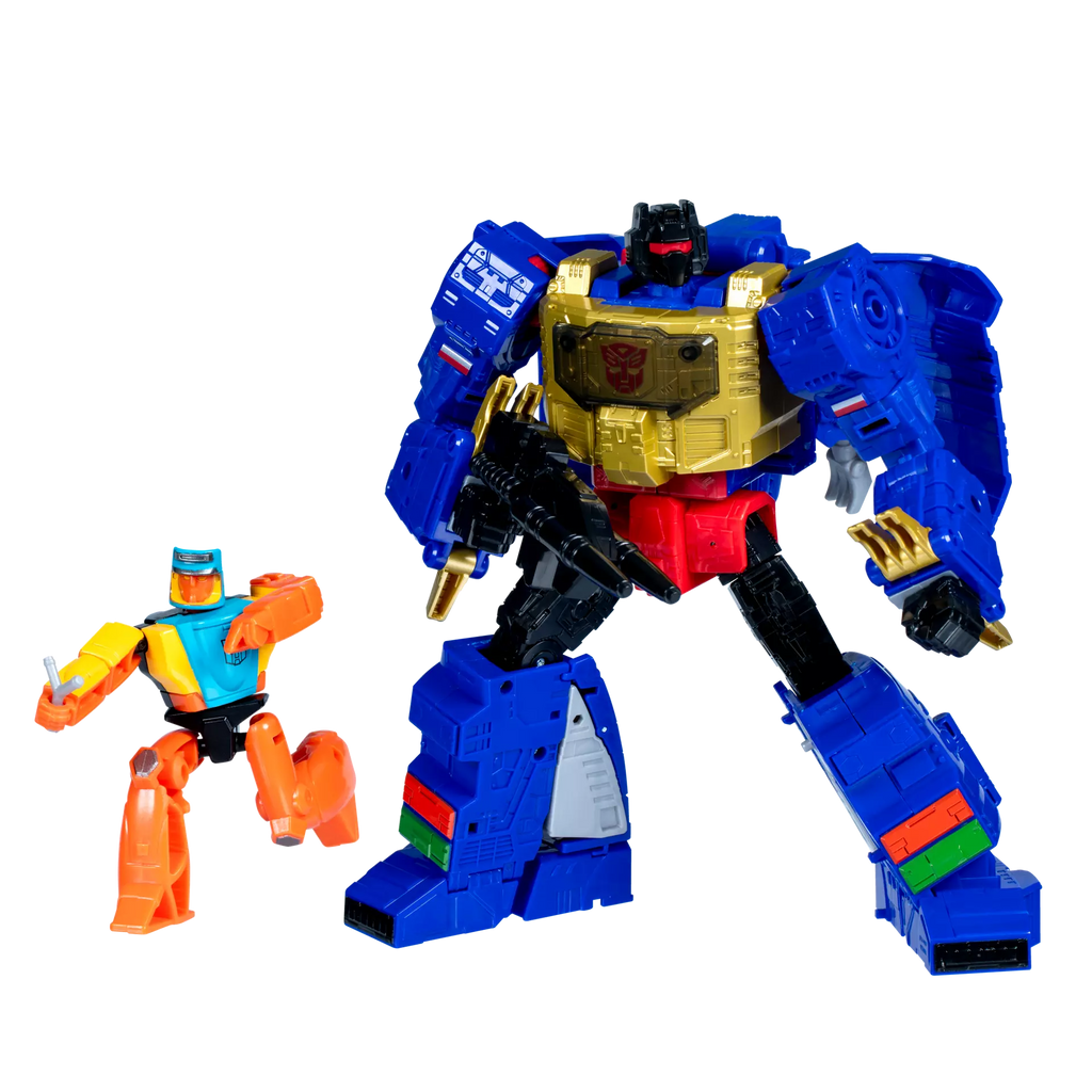 Transformers Age of the Primes Leader Class G2 Grimlock and Wheelie Action Figure product image 1, provided for visual