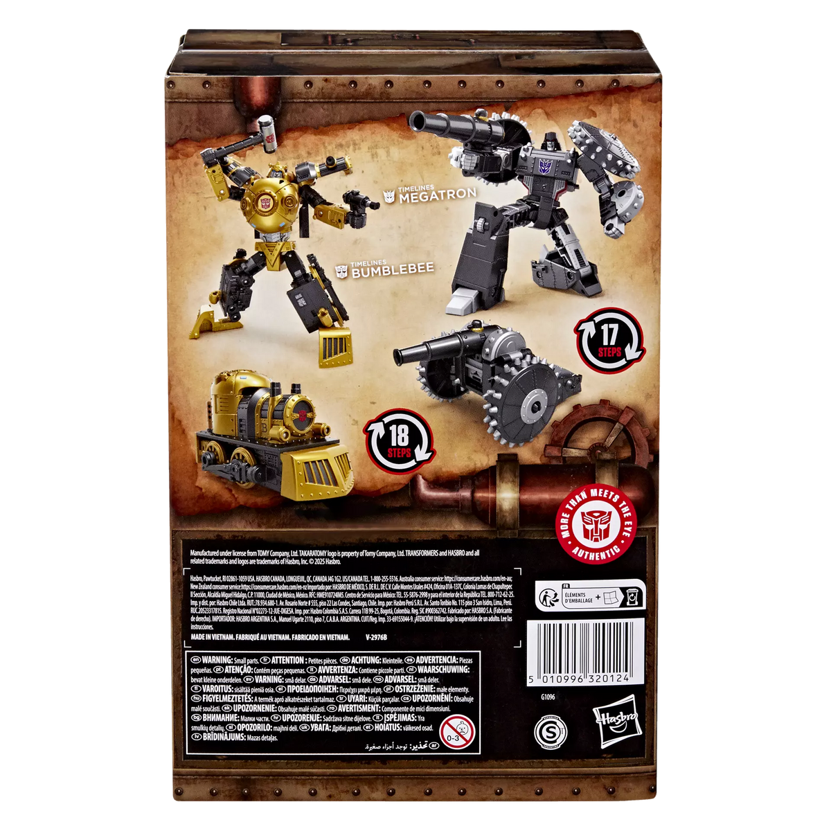Transformers Hearts of Steel Timelines Comic Edition Megatron and Timelines Bumblebee Action Figure Exclusive product image