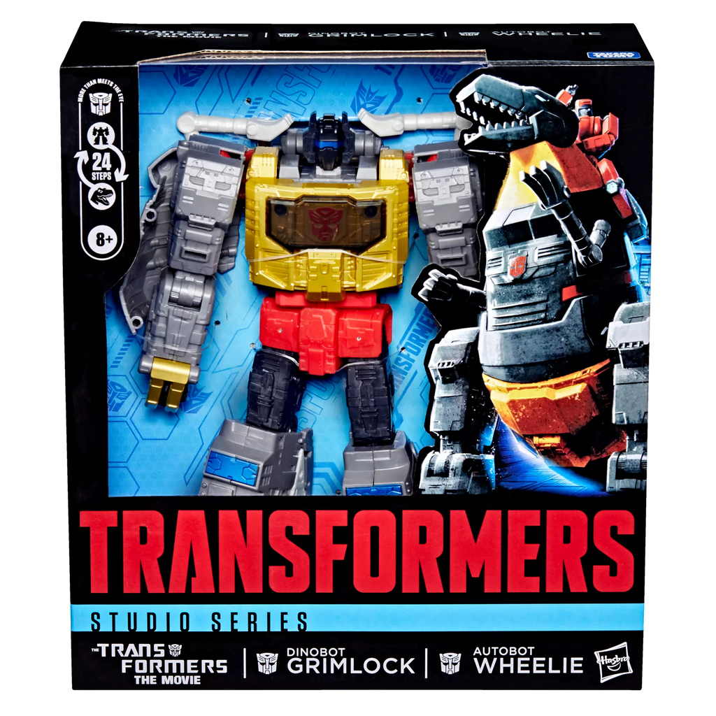 Transformers The Movie Studio Series Leader Dinobot Grimlock and Wheelie Action Figure product image 3, provided for visual