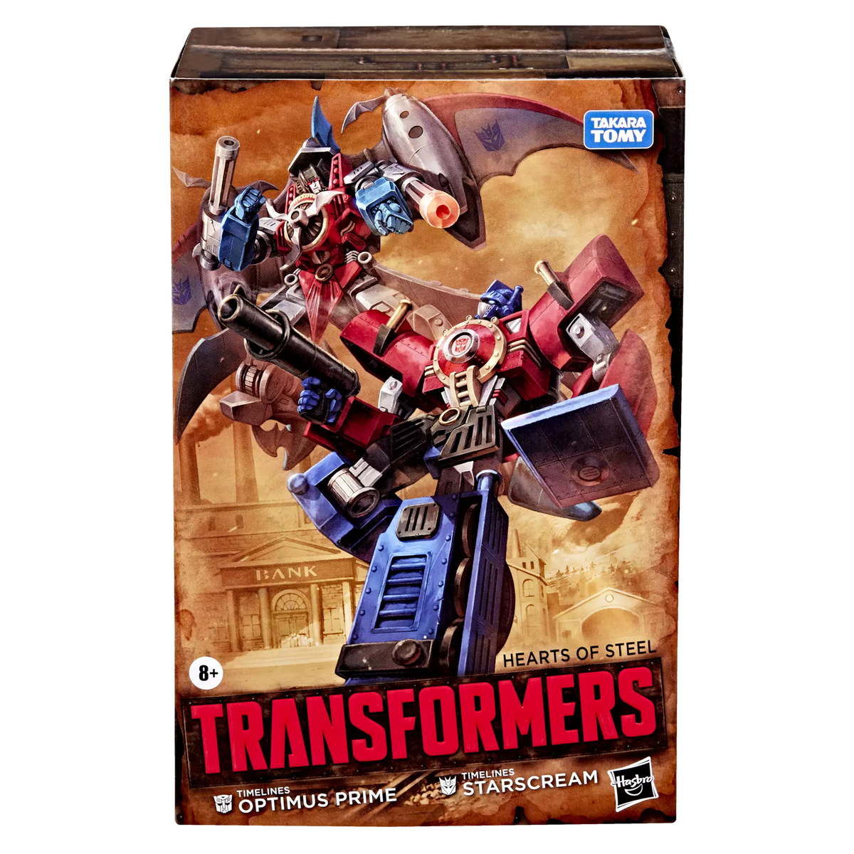 Transformers Hearts of Steel Timelines Comic Edition Optimus Prime and Starscream Action Figure Exclusive product image 5,