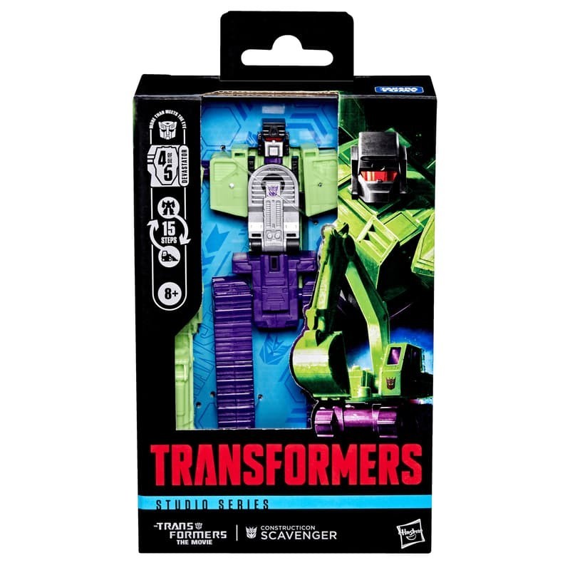 Transformers Studio Series 86 Deluxe Constructicon Scavenger Action Figure product image 3, provided for visual reference